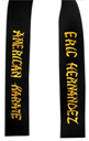Black Belt with Oriental/Bamboo Style Embroidery