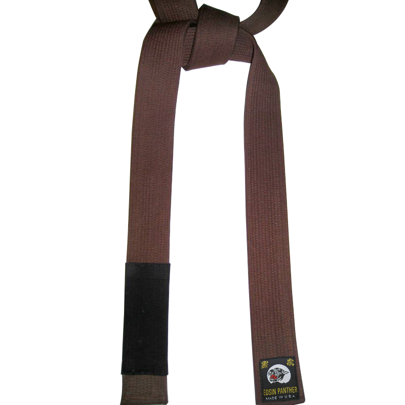 Jujitsu Color Belt Deluxe Brown